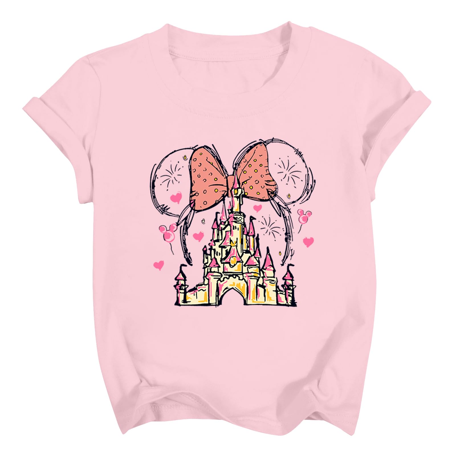 Magical Shirts Women Girls Family Vacation Matching Shirt Magic Kingdom T-Shirt Mommy and Me Trip Short Sleeve Tops