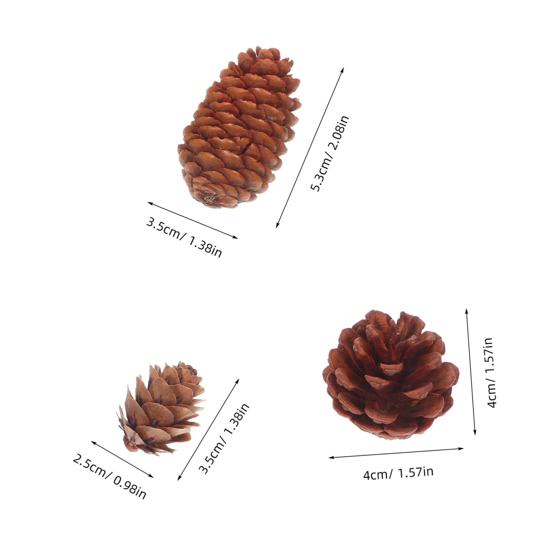 Uonlytech 120 Piezas Piñas Naturales Mini para Manualidades Adornos Navideños con Piñas Escarchadas y Relleno para Jarrones Decoración de Coronas y Bodas Elegante Ambiente Festivo Invierno