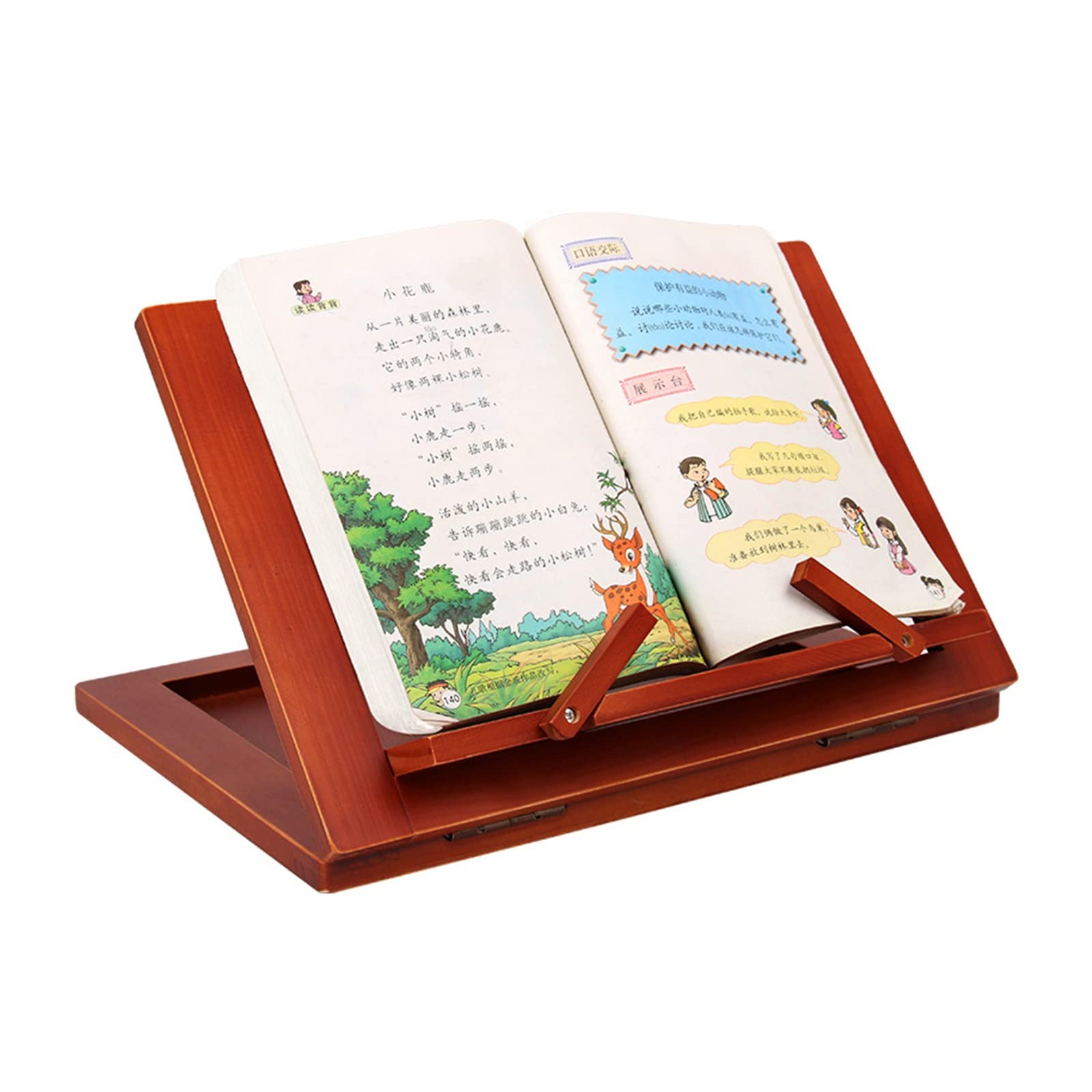 Soporte de lectura para libros de recetas y documentos de oficina con base de suelo