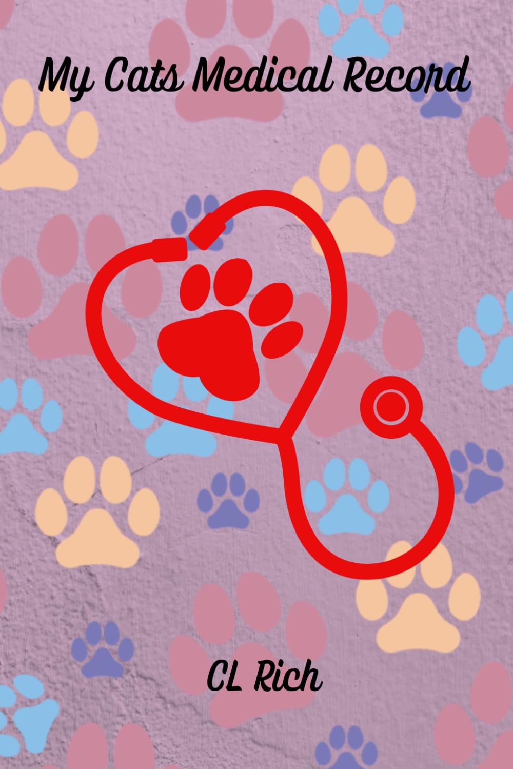 My Cats Medical Record 6" x 9" Complete Cat Health Record Book for 2