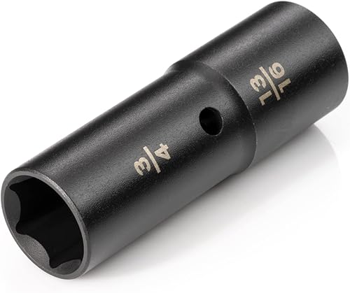 TEKTON SIF20708 - Enchufe de impacto de pared delgado de 12 pulgada de 34 x 1316 pulgadas