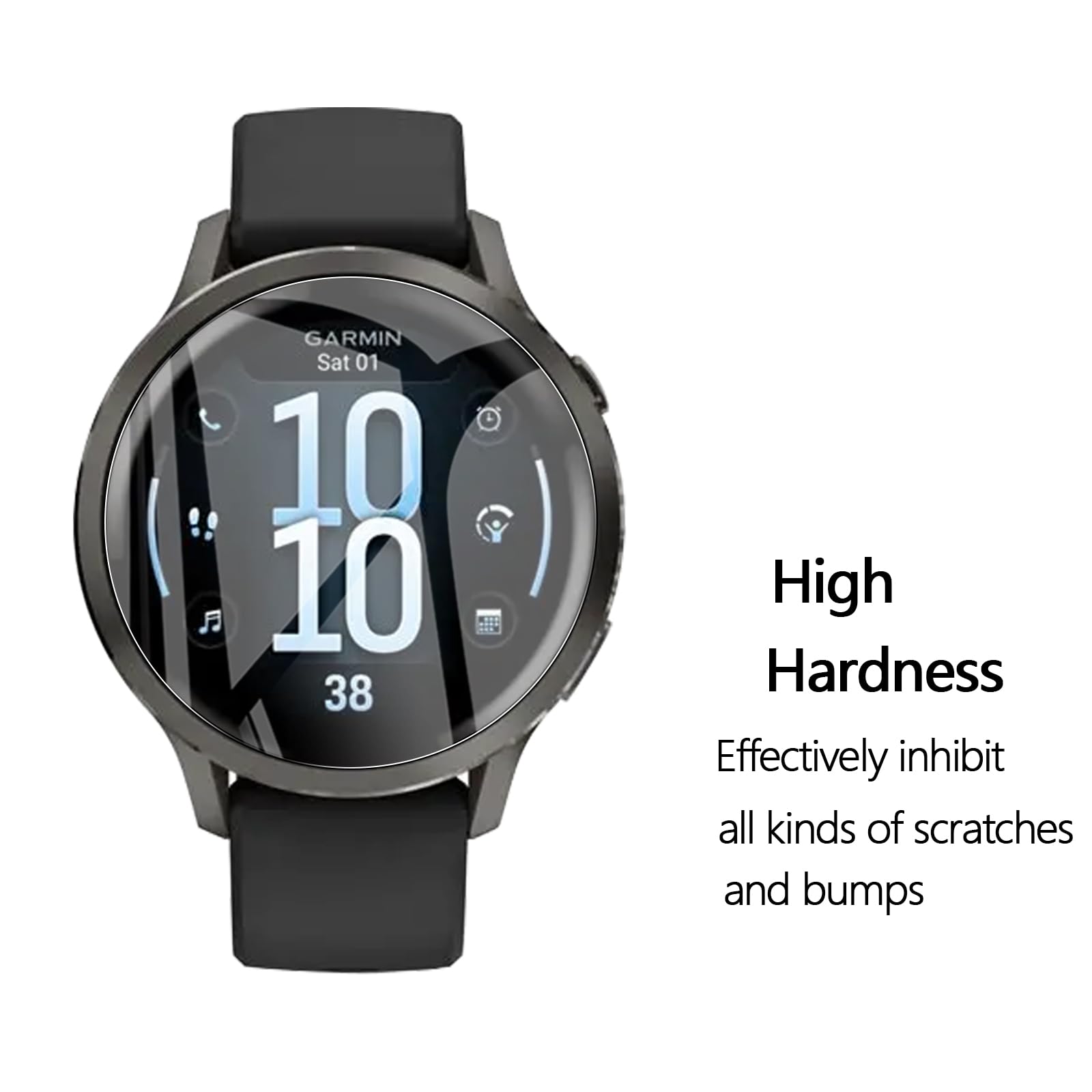 Garmin Venu 4 41mm Paquete de 4 Protectores de Pantalla TPU Premium Soft Film