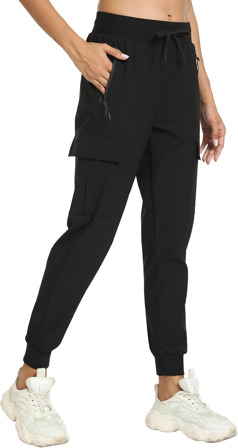 Lightweight Women’s Cargo Hiking Pants with Pockets for Travel & Outdoors