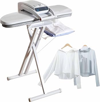 Large Steam Iron Press with Stand,Steam Press 800 * 310mm/650 x 240 mm Area 50Kg Pressure,Different Fabric Temperature Control Table Iron Press for Home Business 1800W-Withbracket