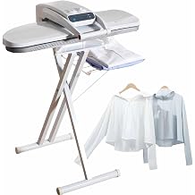 Large Steam Iron Press with Stand,Steam Press 800 * 310mm/650 x 240 mm Area 50Kg Pressure,Different Fabric Temperature Control Table Iron Press for Home Business 1800W-Withbracket