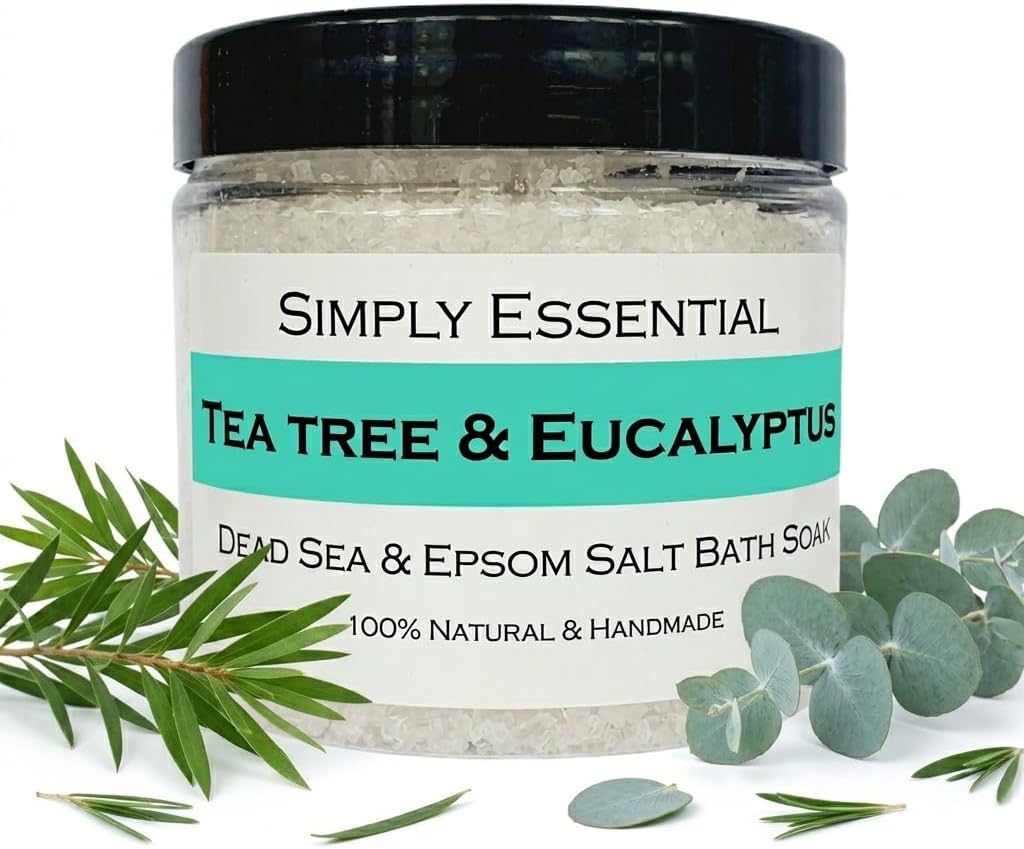 Tea Tree & Eucalyptus Dead Sea & Epsom Bath Salts Body & Foot soak 225g