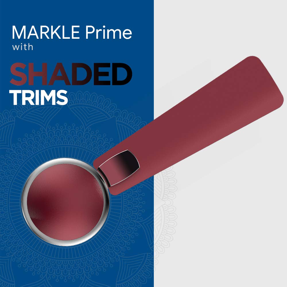 Crompton Markle Prime Ceiling Fan - Red Velvet -2 Crompton Markle Prime Ceiling Fan - Red Velvet -2