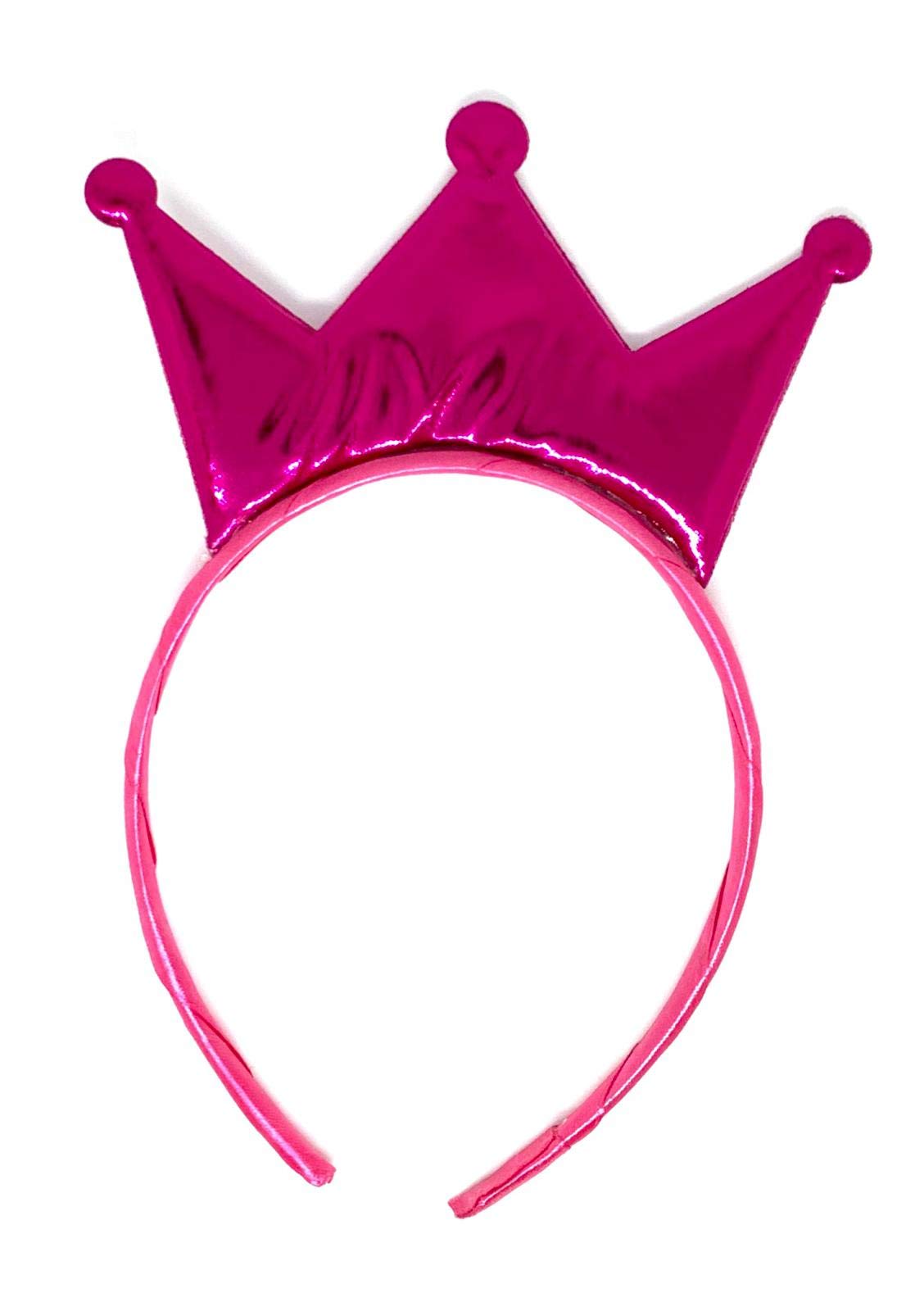 Albertino Pink Princess Crown Headband Costume Accessory