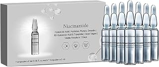2MLx7PCS Reyouth Anti Aging Serum Ampola, Ácido Hilorânico, Ampola Essência Hidratante Ácido Hialurônico, Sérum Anti Rugas e Antienvelhecimento para o Rosto