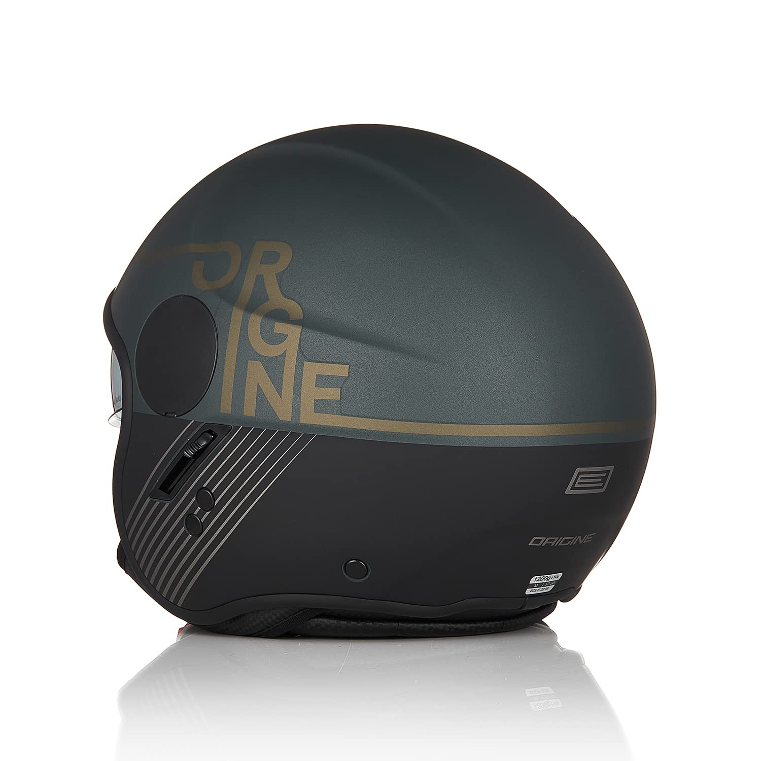 ORIGINE Casco Moto Jet Casco Scooter con Visiera Omologato ECE 22-06
