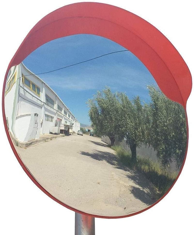 Miroir de sécurité convexe de 45 cm grand angle pour voir l'angle mort