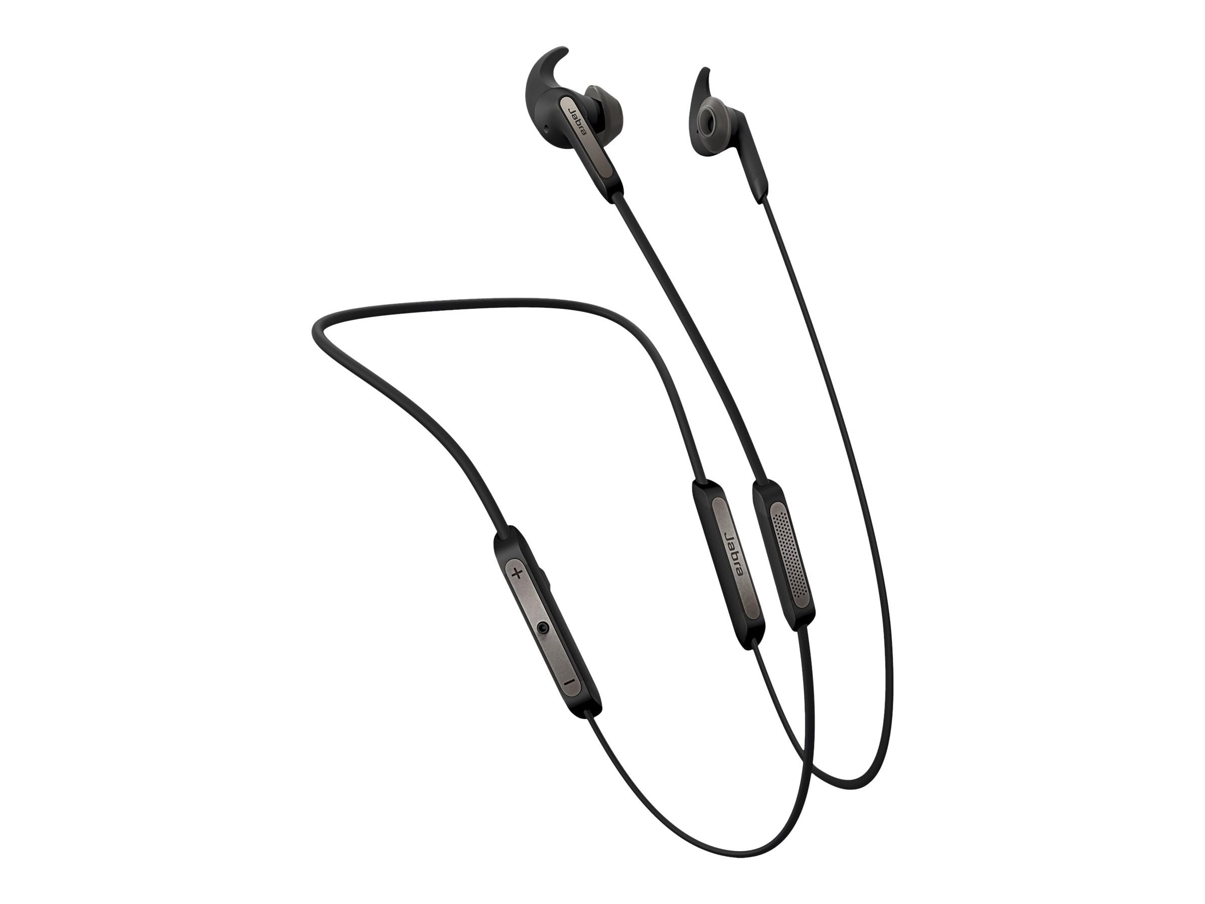 Jabra Elite 45e, Auriculares Bluetooth con Protección Impermeable para Llamadas Inalámbricas y Música, Negro Titanio