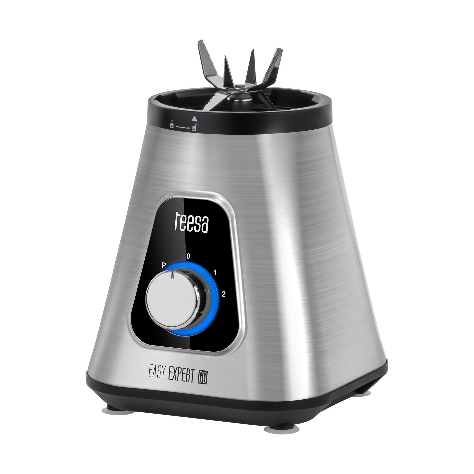Frullatore Teesa TSA3549 Easy Expert GO ad alte prestazioni, 1300 W, 1,5 l + 600 ml, senza BPA,