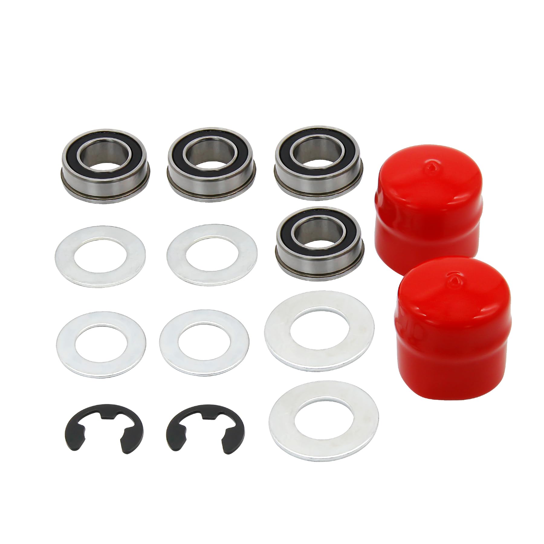 Kit Conversione Boccola A Cuscinetto Ruota Anteriore Per Tosaerba Husqvarna AYP Poulan - 532124959 - Foto 6