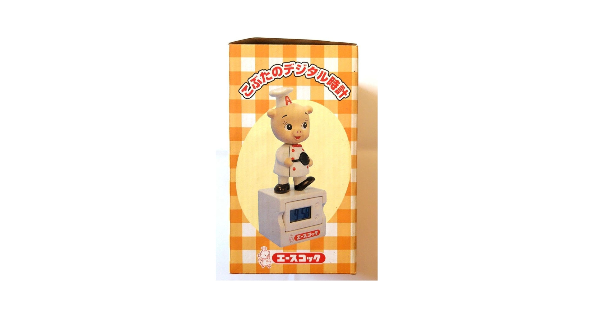 Amazon.co.jp: こぶたのデジタル時計 エースコック Piggyback