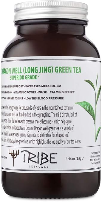 Tribe Skincare Organic Dragon Well Long Jing Green Tea Superior Grade