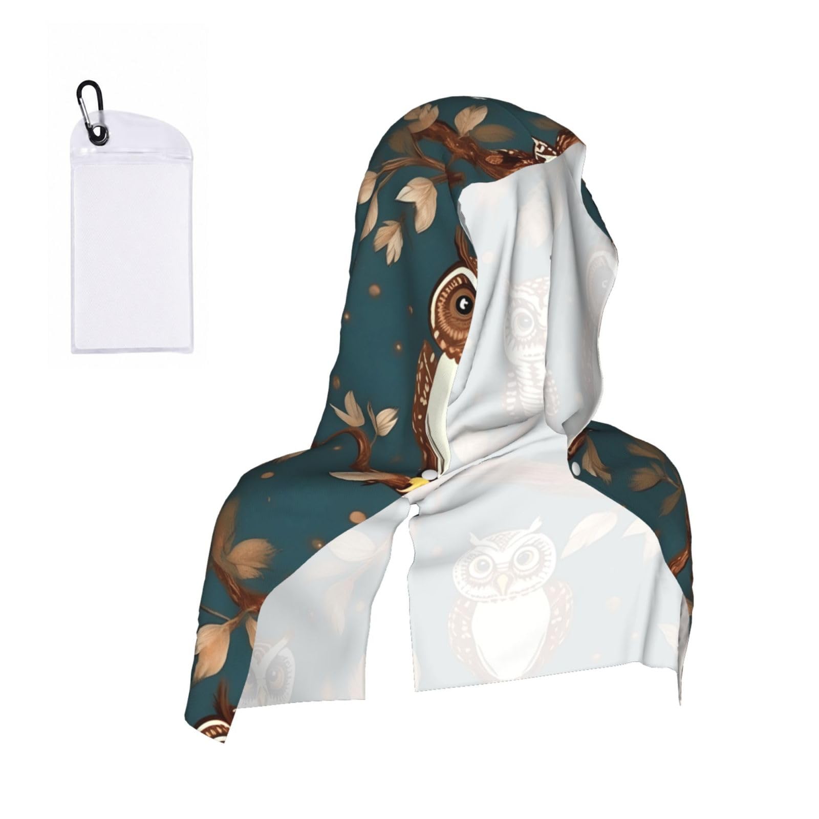 ZYJHYY Owls On Tree Branches Print Unisex Swimming Towel Practical Camping Towel Skin-Friendly Cooling Towel For Workout Training