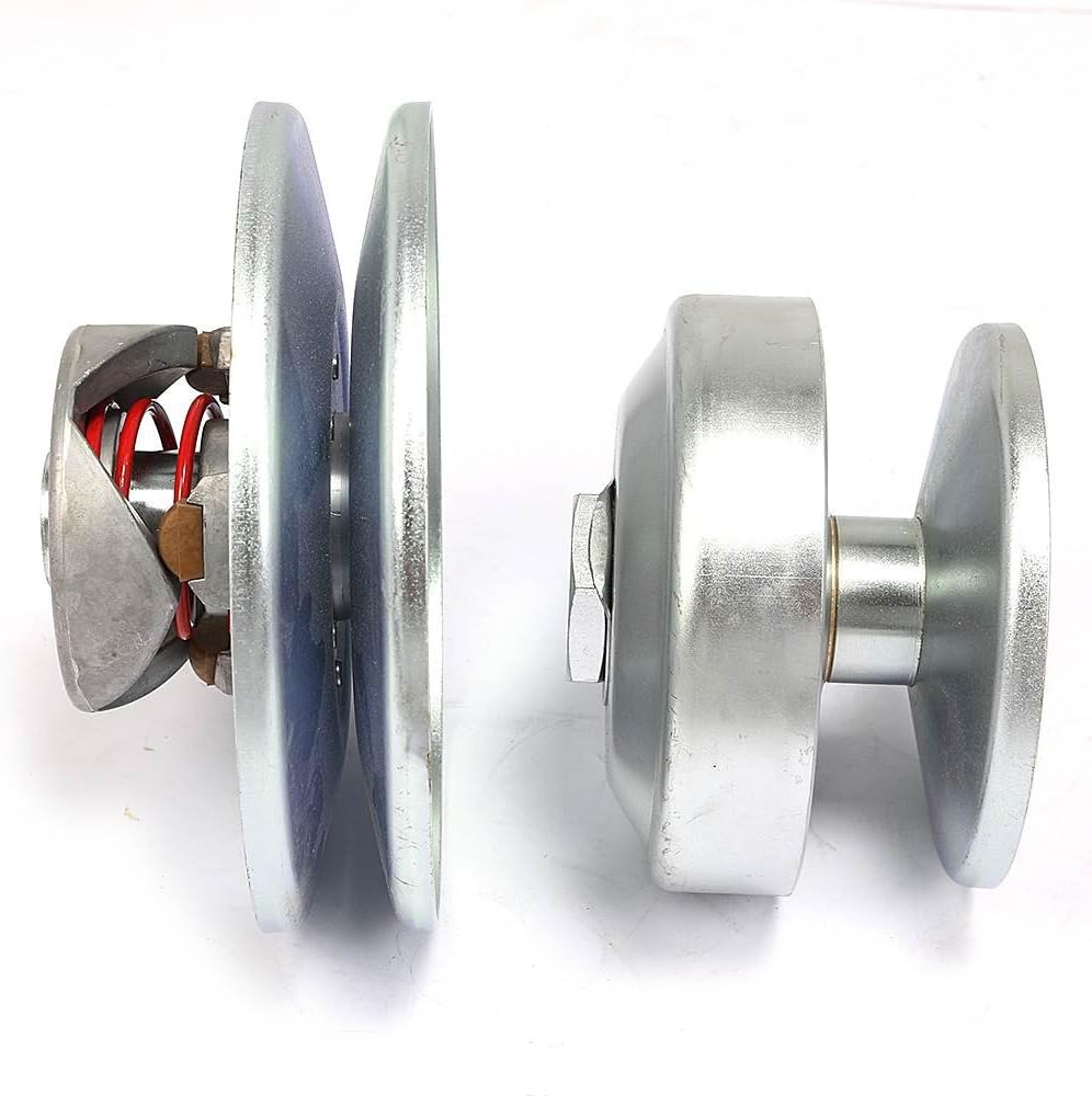 Torque Converter Go Kart Clutch Torque Converter Clutch 40 Series 0.75 Inch Driven 1 Inch Driver 203015A Replacement Pulley Set Kit Comet (1"Driver+3/4"Driver)