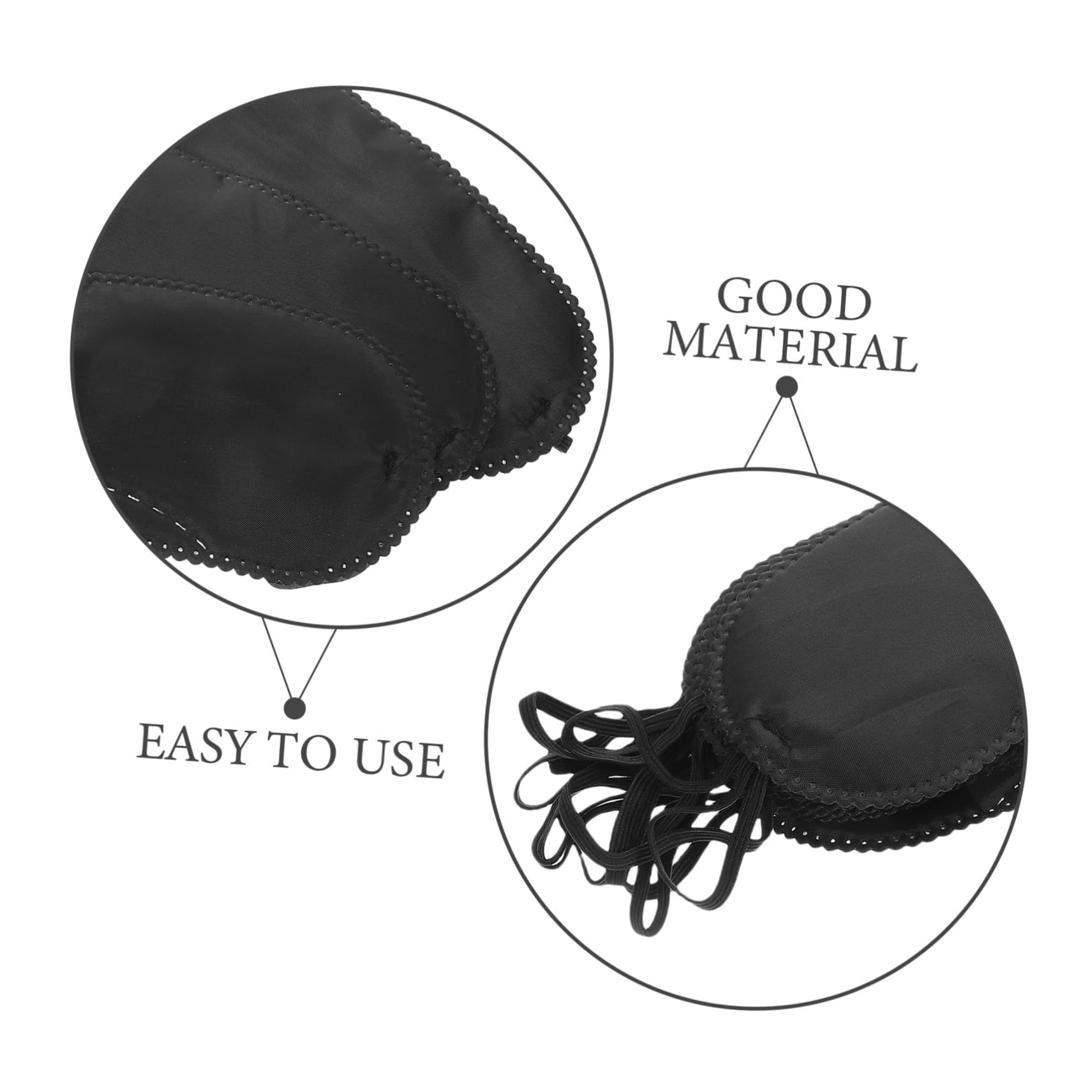 12 Pezzi Maschera per Gli Occhi da Gioco in Tessuto Morbido Regolabile per Party E Riunioni Familiari Design Unico per Atmosfera di Gioco Nero 18.5X7.5Cm