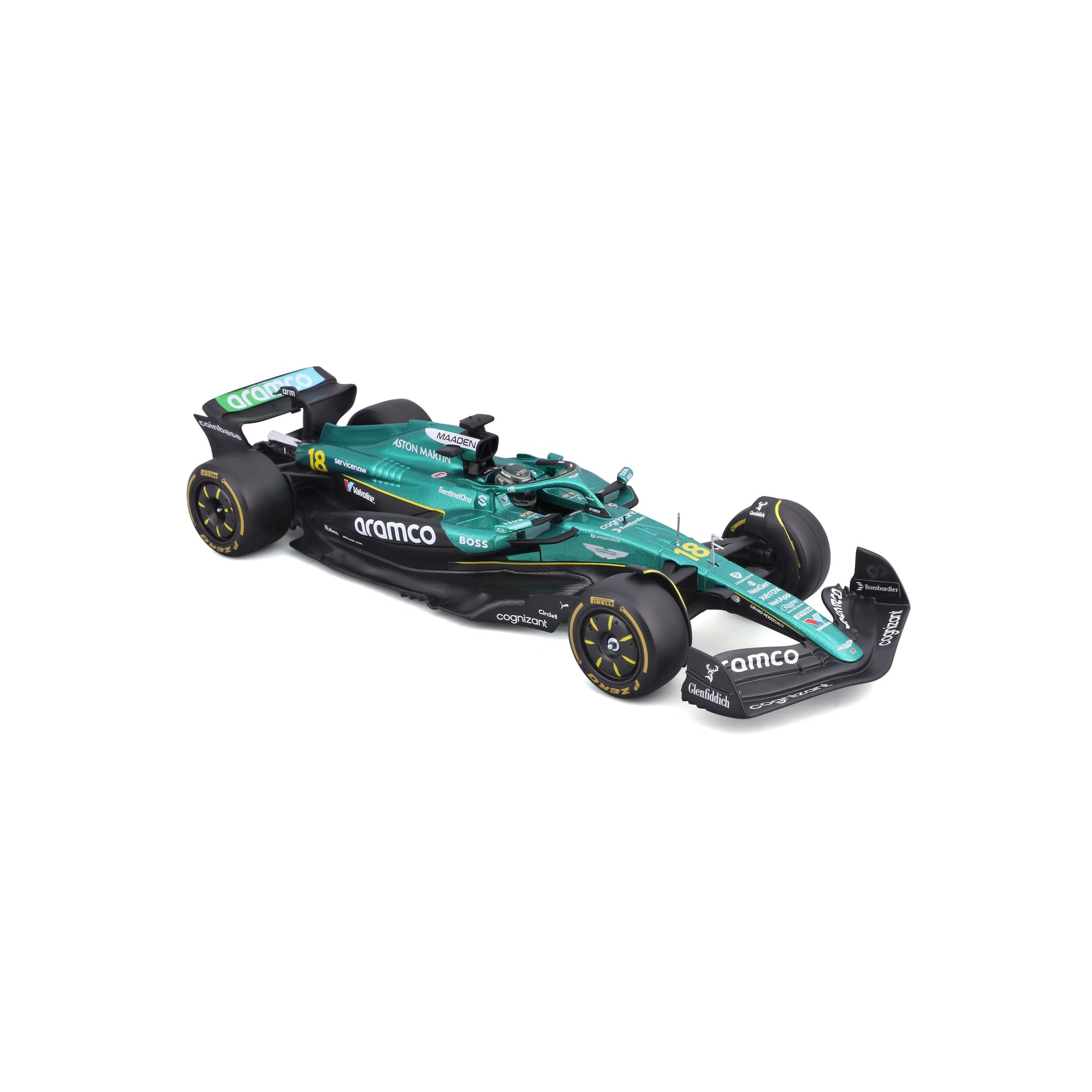 1:24 F1 Aston Martin AMR25 with Helmet Stroll