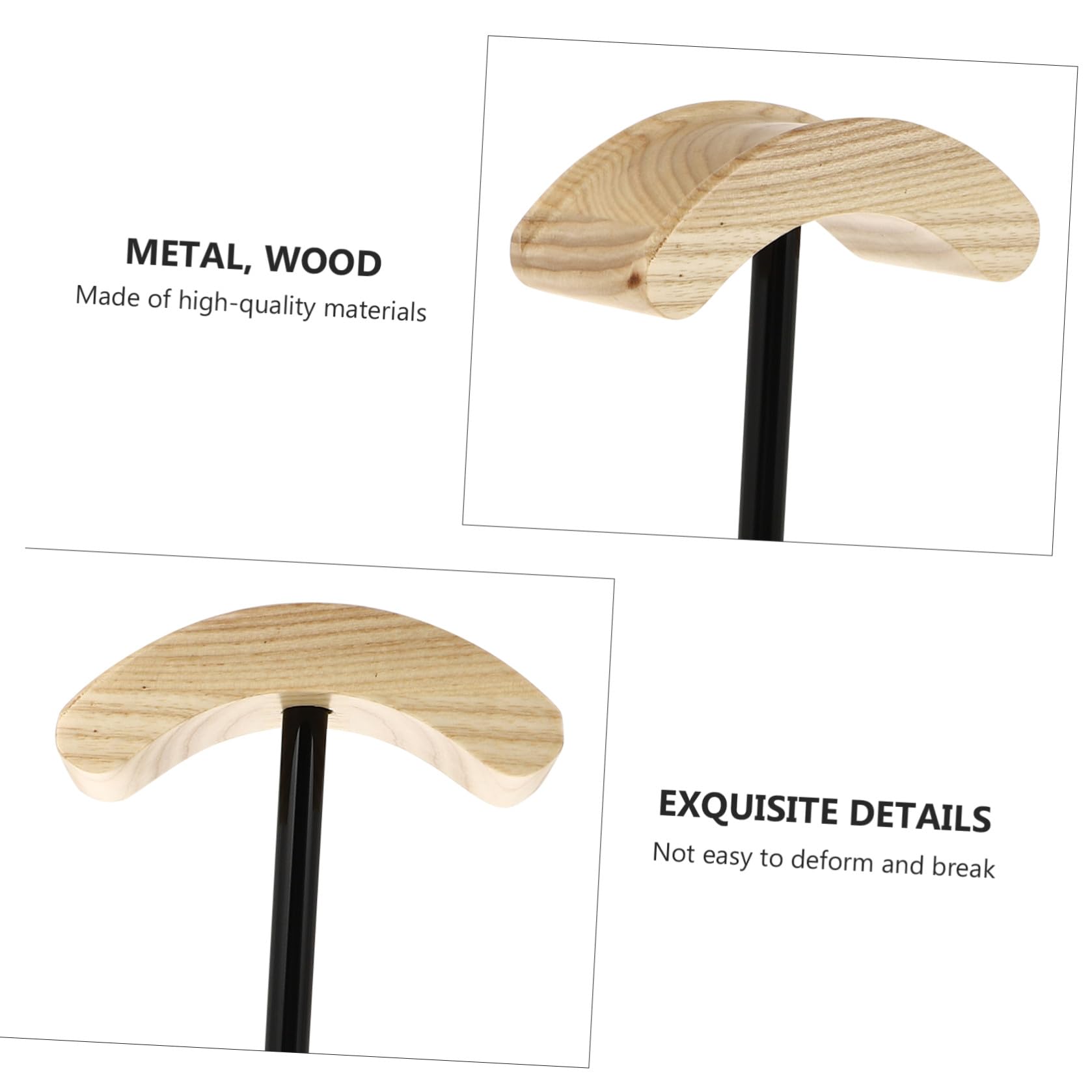 Soporte de Auriculares de Madera para Escritorio Organizador de Auriculares con Diseño Único y Estabilidad para Decoración y Gaming