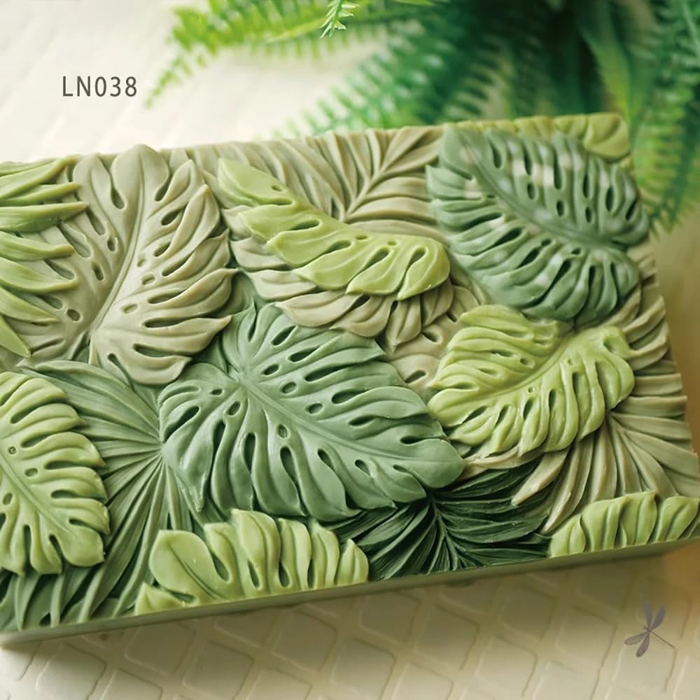 Molde de Silicona para Jabón Hecho a Mano de Estilo Japonés, Herramientas para Hacer Velas/Yeso DIY 180x120x60MM LN038(D)