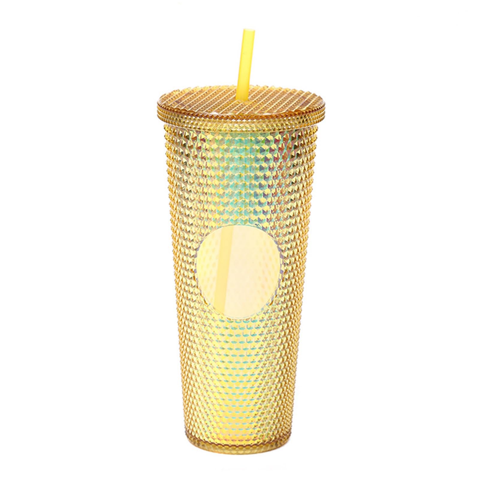 Gobelet à double paroi avec paille pour pique-nique et détente au bord de la piscine