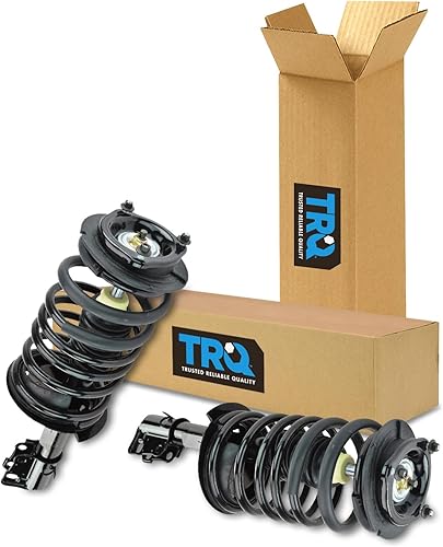 Miniatura 93 de TRQ - Conjunto de puntal delantero y resorte helicoidal (lados del conductor y del pasajero), para auto
