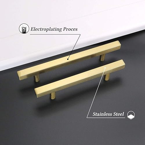 Miniatura 3 de goldenwarm Paquete de 30 tiradores negros para gabinete, color negro mate, manijas de cocina negras de 3 pulgadas, tiradores de cajones negros