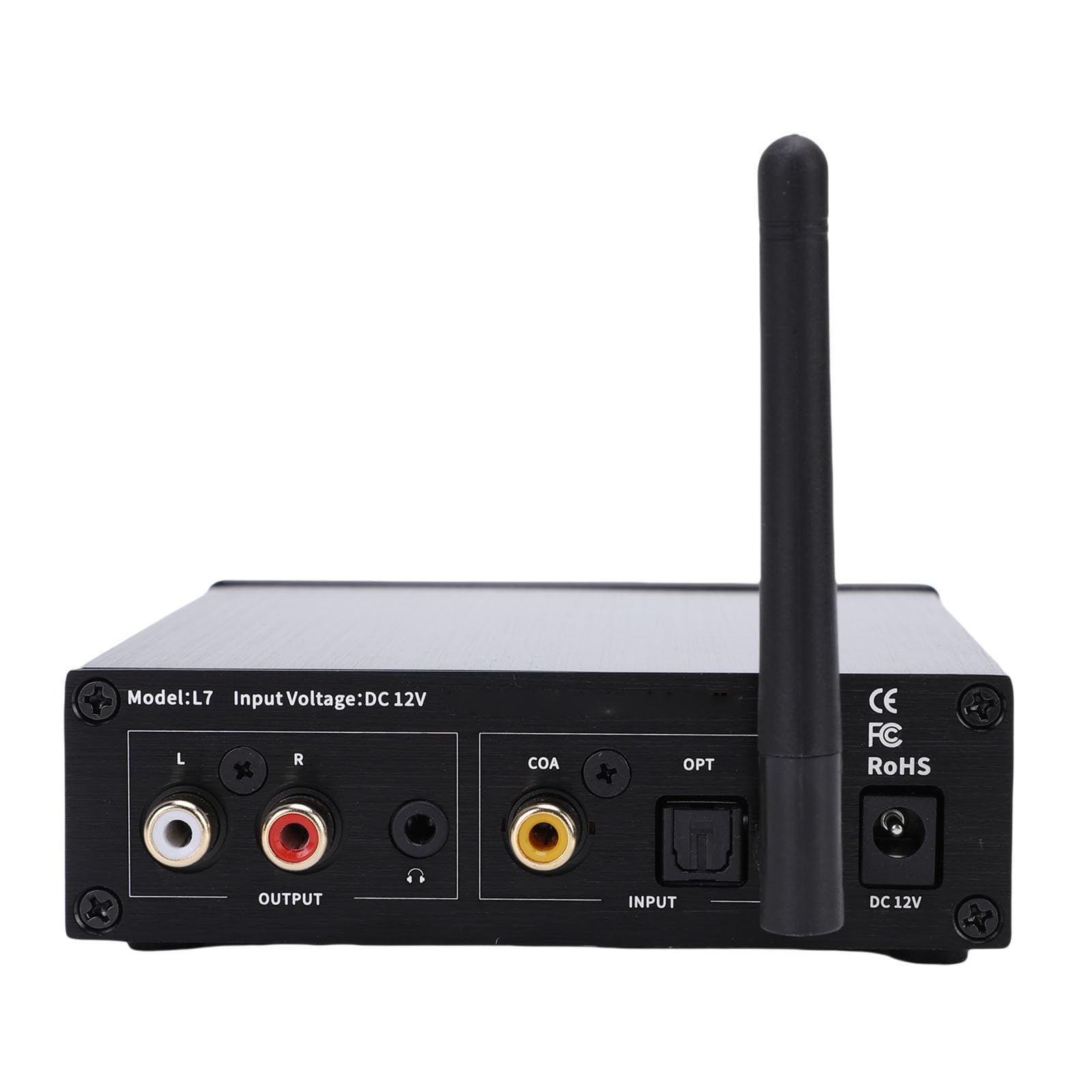 Cuifati Amplificador Bluetooth ESS9018k2m, Receptor Estéreo 200W con Bluetooth 5.3, Entrada USB/Óptica/Coaxial, Amplificador de para el Hogar para Altavoces Pasivos, Mini HiFi Clase D con Bajo