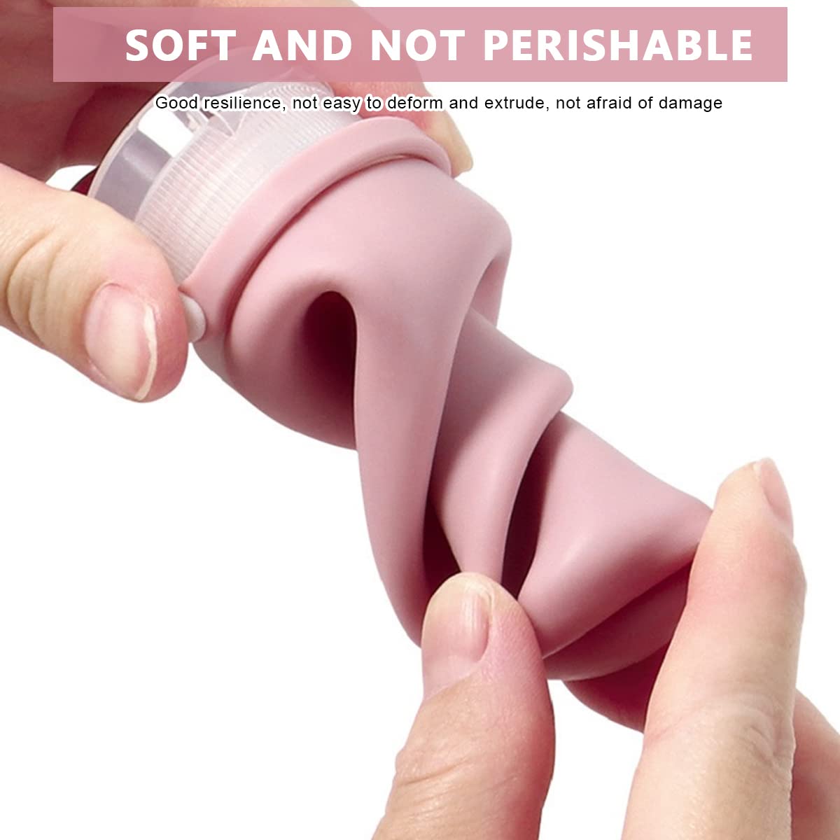 MAYCREATE Silicone Travel Bottles for Toiletries, 3 Pcs 90ML 3
