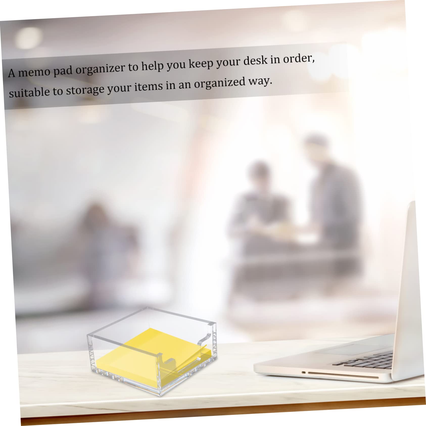 PLAFOPE 2pièces Porte Bloc Notes De Bureau Distributeur De Notes Organisatrice Accessoires De Bureau
