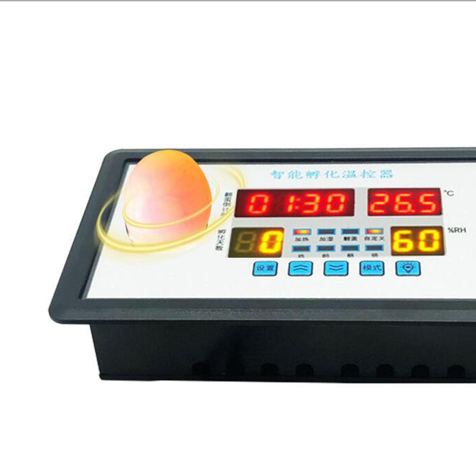 Termostato Digital Controlador de Temperatura Controlador de Humedad Sonda NTC Control Automático Función Limpieza Práctica Adecuado para, Humedad