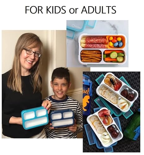 Kinsho 31-WBS2-BVSV Mini Bento-Box Lunch And Snack Boxes Set Of 2 thumb #3