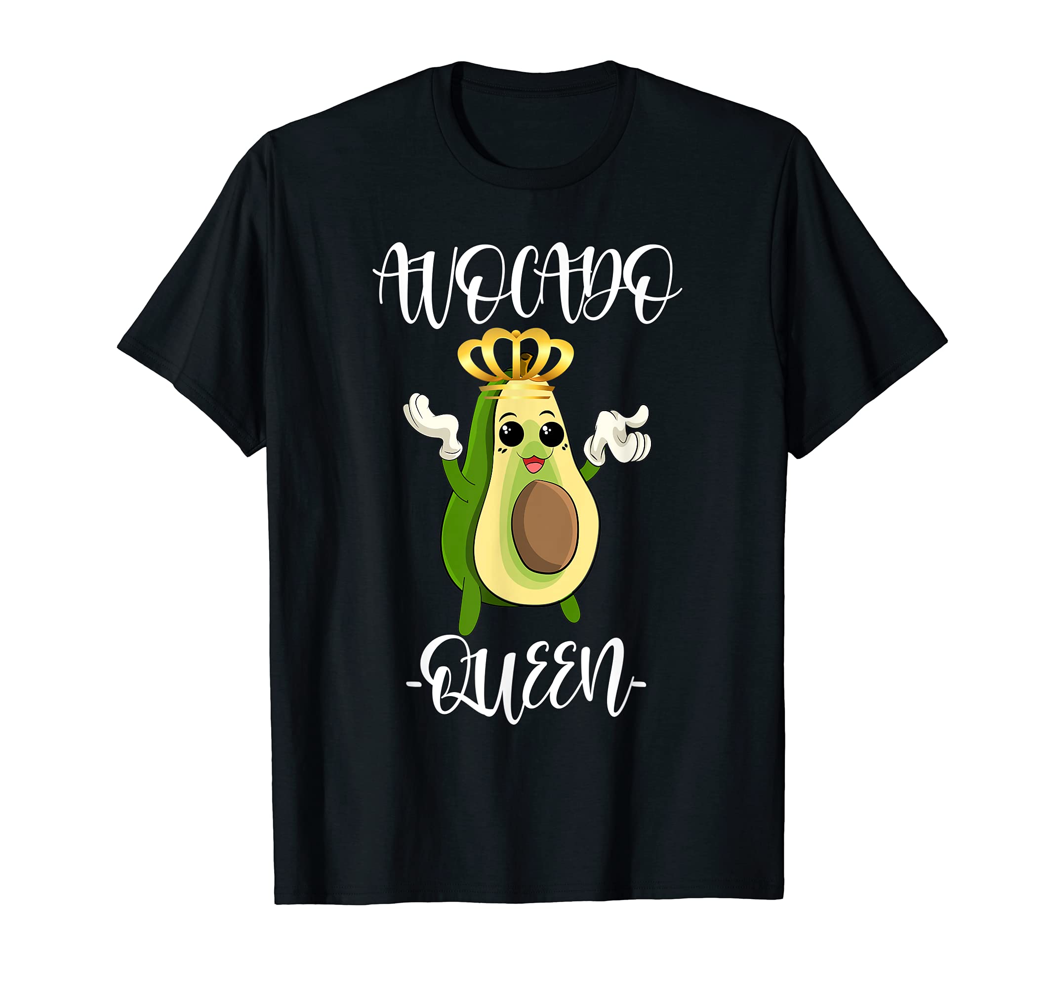 Avocado Queen Avocado Lover Women Girls Funny Avocado T-Shirt