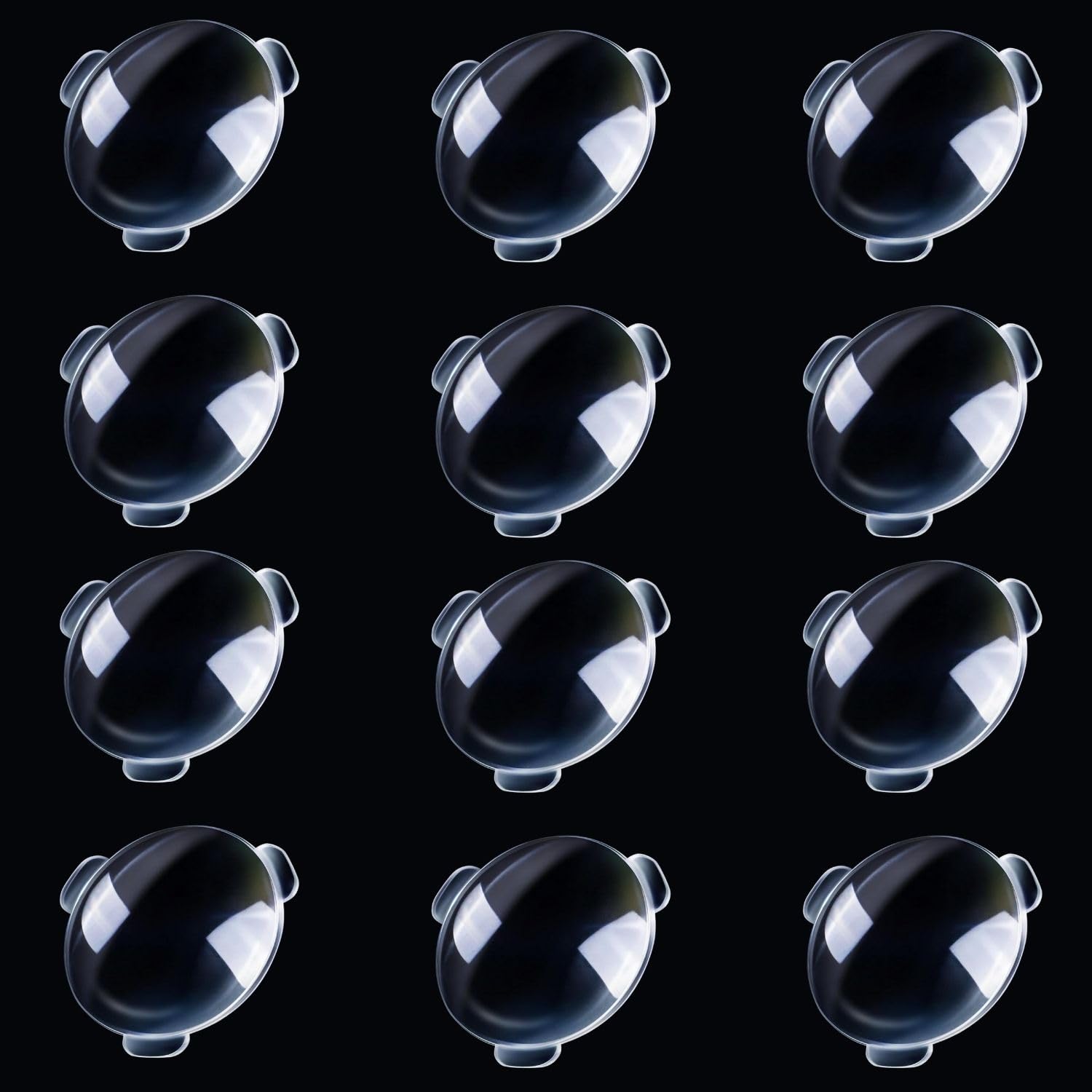 SNOOGG 25mm Pack of 12 Multi-Purpose Convex Optical Lens for DIY & Education Magnifying Lens for Science Projects, STEM Learning, Crafts, Visual Experiments-image-44