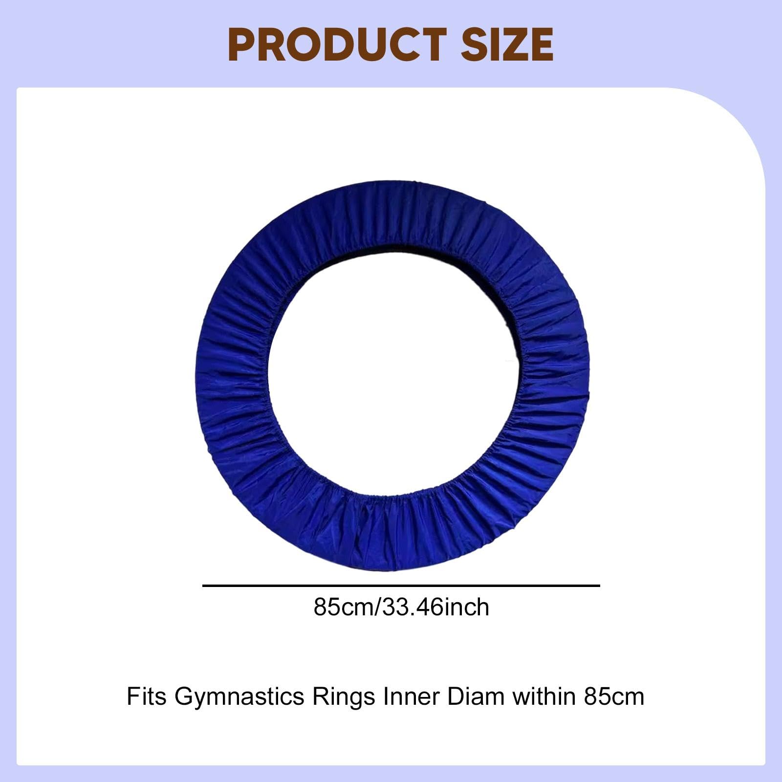 Copertura per Cerchio Ginnastica Artistica Protezione Elastica Fodera Copri Cerchio Ginnastica Ritmica Custodia Portatile in Poliestere Adatta per Ese