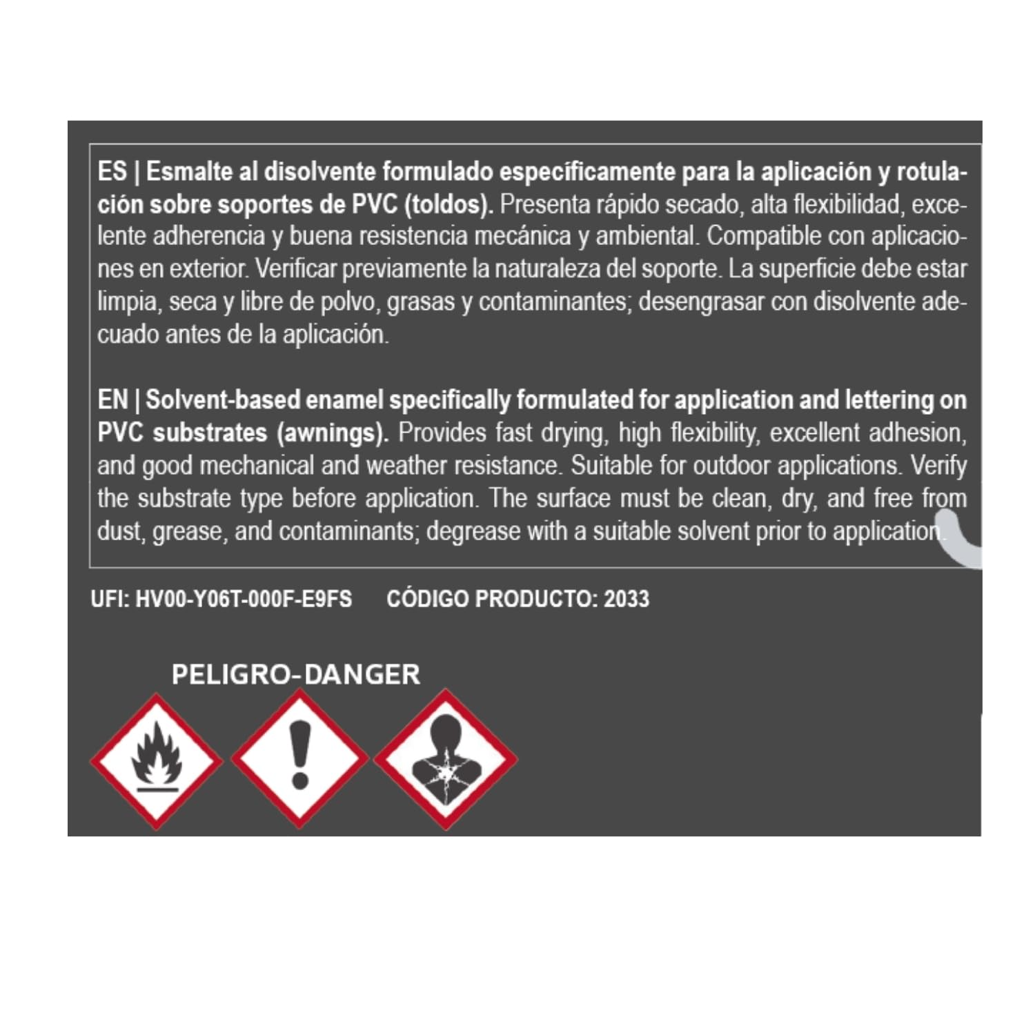 Bolt Spray Premium Paint Pintura Flexible Para Toldos PVC Carta Ral 1 Lt (RAL 9001 Blanco crema)