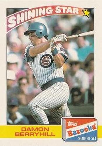 Baseball MLB 1989 Bazooka #2 Damon Berryhill NM-MT Cubs