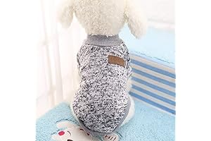 Soft, Cozy Dog Sweater for Small Breeds