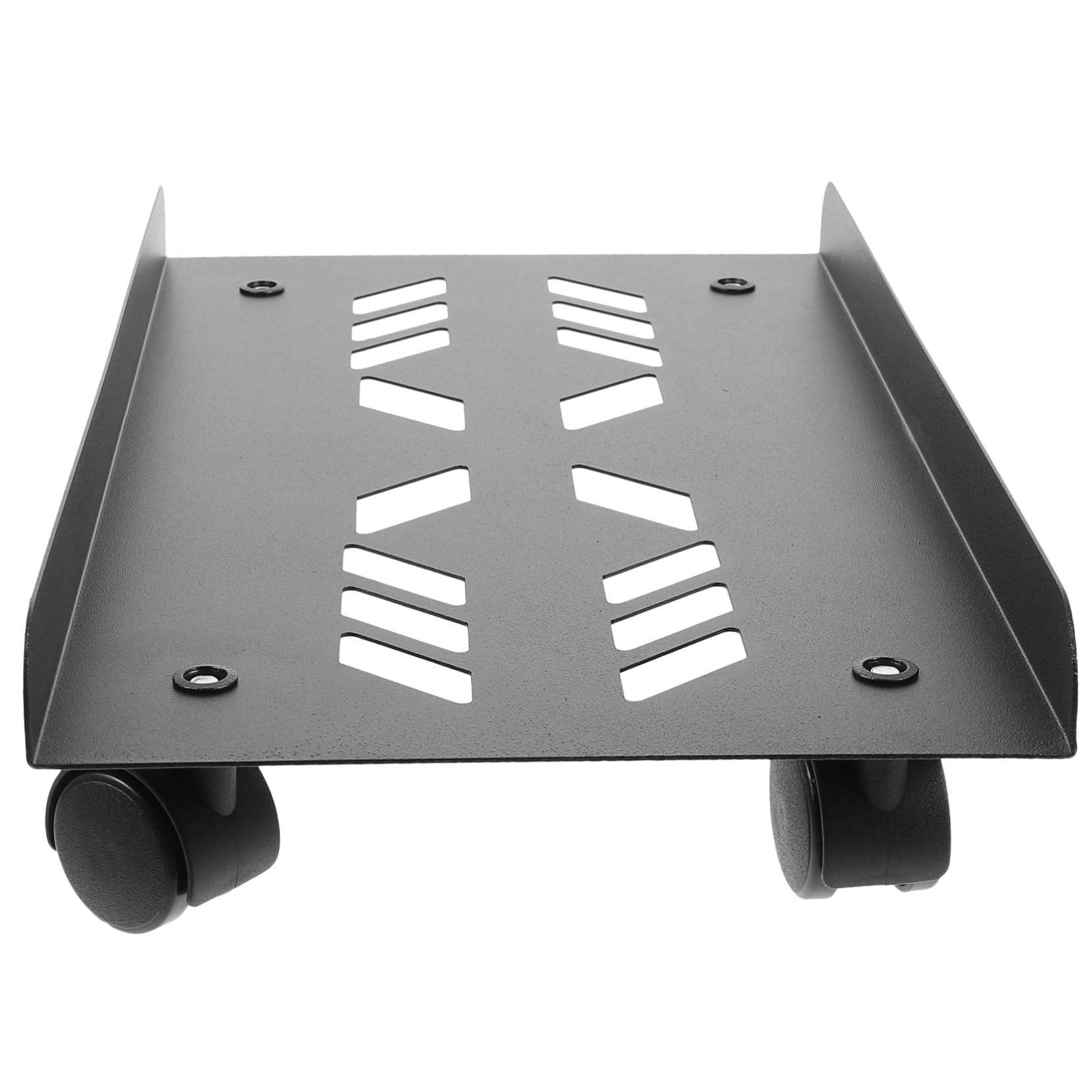 Support pour tour ordinateur anti poussière chariot PC mobile