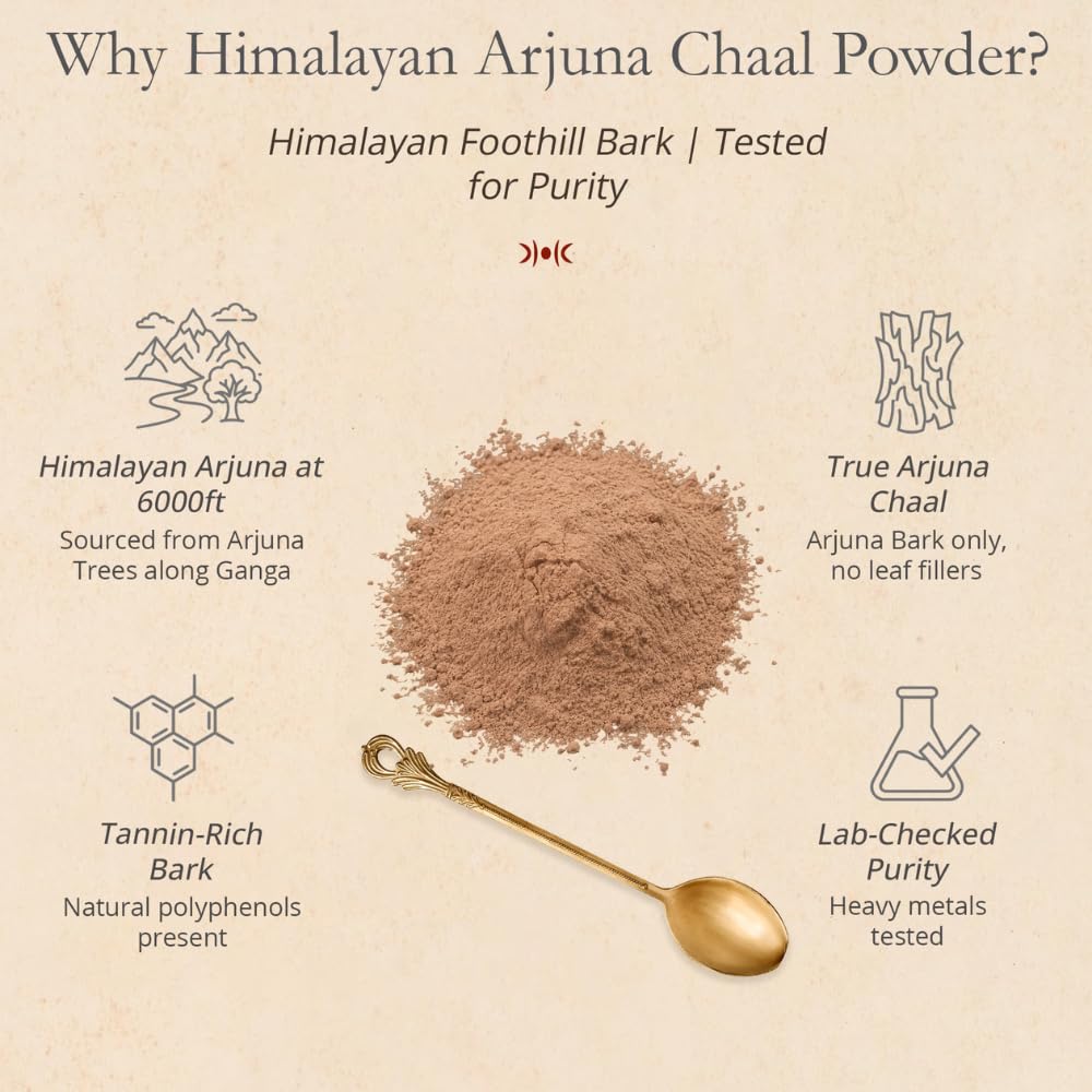 Himalayan Arjun Chaal Powder - 80g | for Healthy Heart, Immunity — Amazon image 2