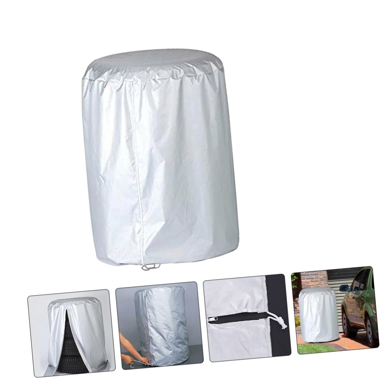 Vaguelly 2piezas Funda para Rueda de Repuesto y UV para Caravanas Remolques SUV Camiones