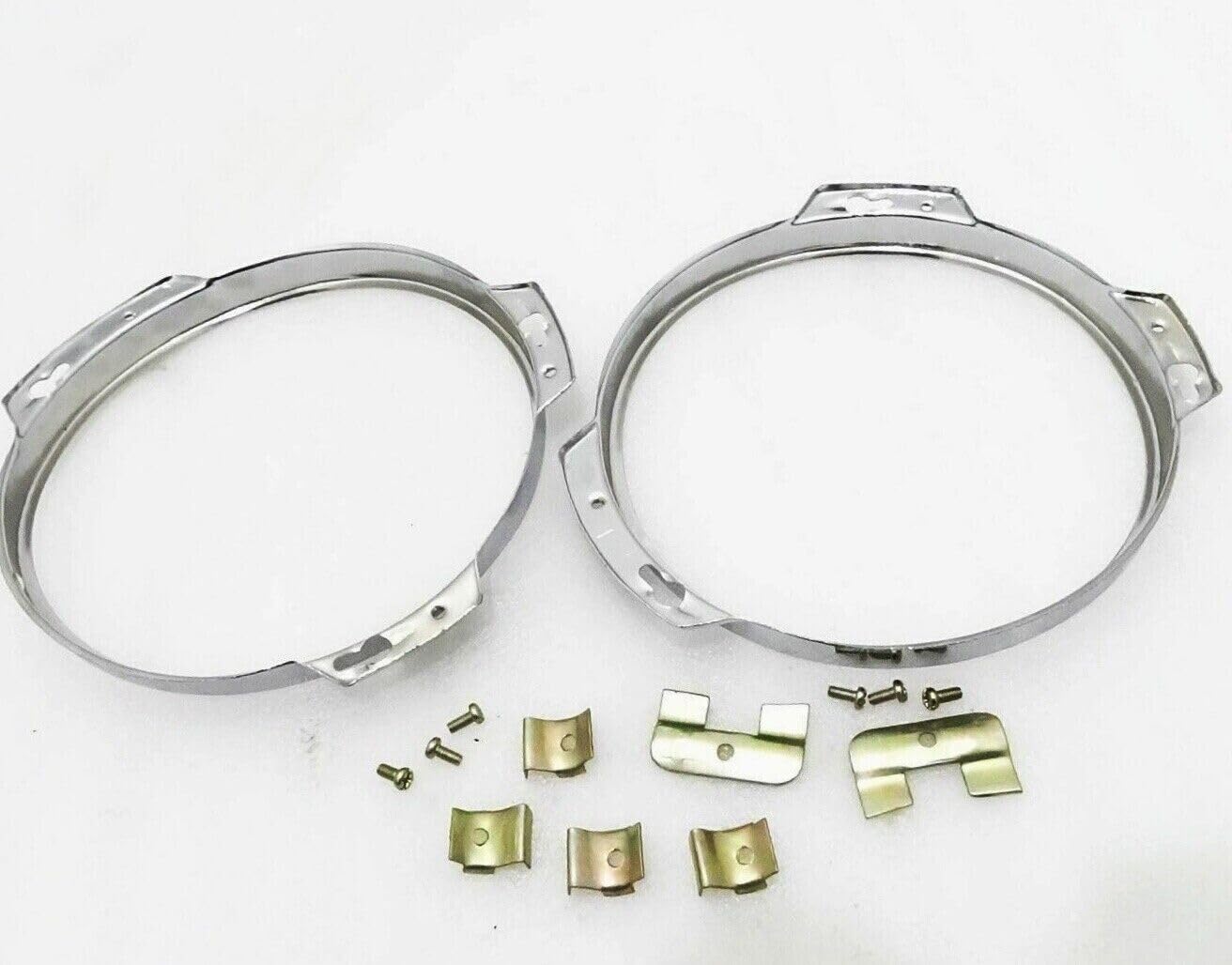 RM EnterpriseS Maruti Gypsy Headlight Chrome Bezel Ring Rim Set-image-48