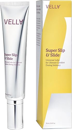 Miniatura 1 de Vella Super Slip & Slide - Deslizamiento a base de silicona no grasa para mujeres y parejas, cuidado femenino, deslizamiento corporal íntimo con