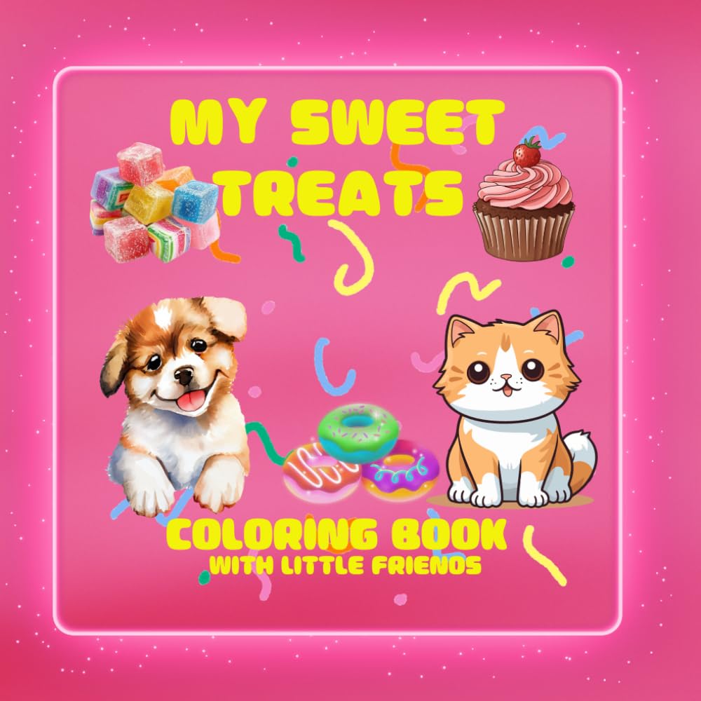 My Sweet Treats coloring book