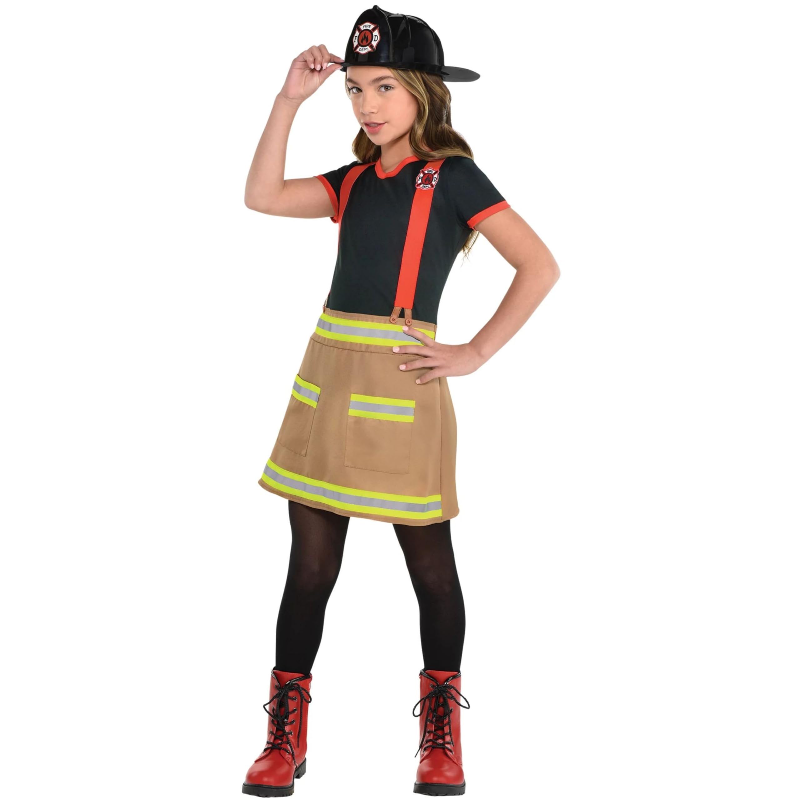 amscan Wild Firefighter Girl Costume