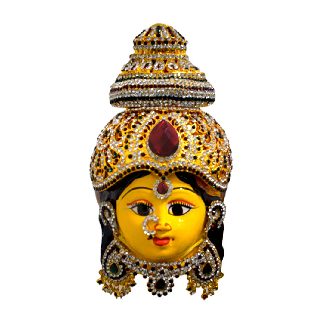 Puja N Pujari Metal Varalakshmi Amman Idol (Multicolour, Standard), 1 Piece