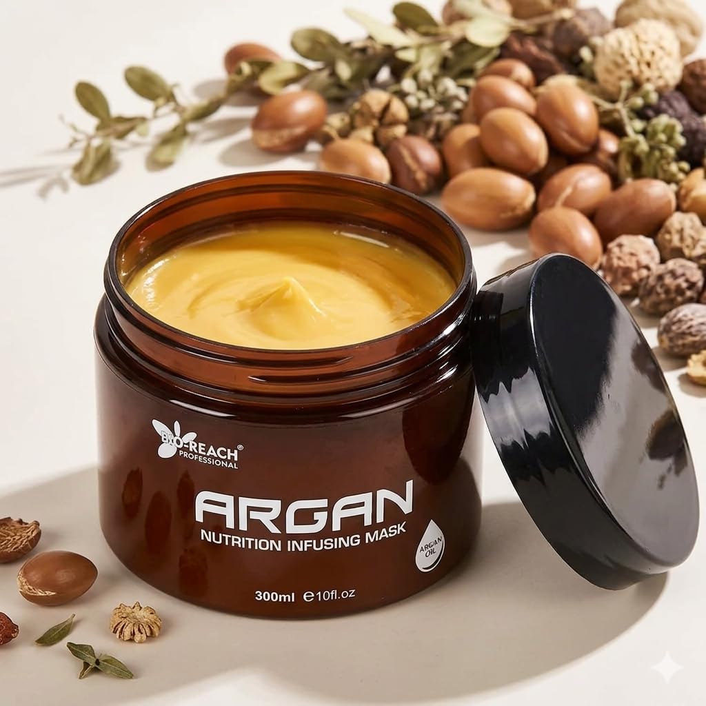 ARGAN Oil Hair Mask 300ml, For Men And Women-image-29