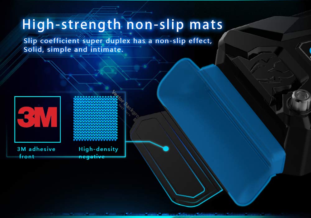 Coolcold Enfriador para Laptop con Velocidad Ajustable Ventilador Silencioso Diseño Portátil para Eficiente Reducción de Calor Alimentado por USB Compacto Ligero